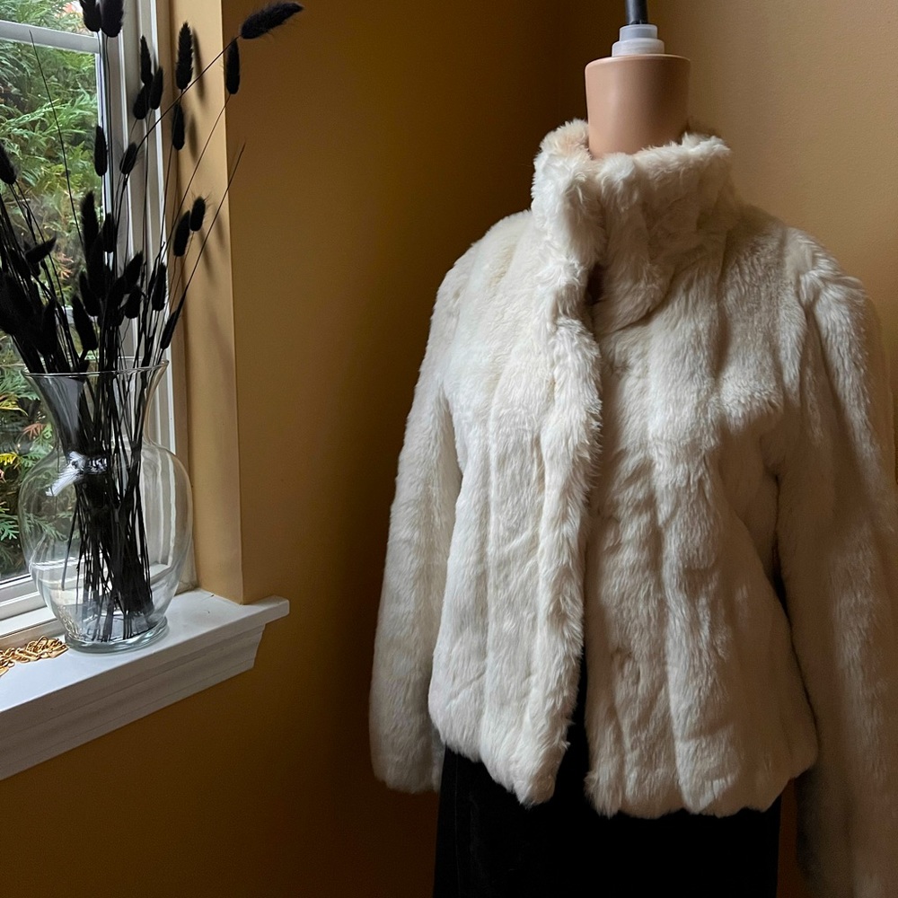 Faux fur jacket